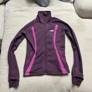 The North Face Women's Fleece Full Zip Soft Jacket Purple/Plum Size S